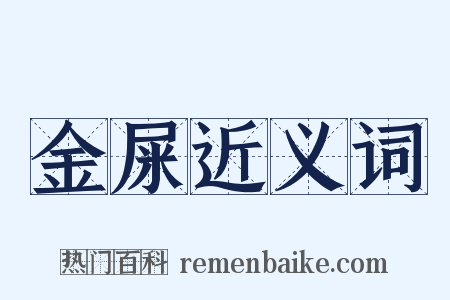 金屎近义词是什么意思的图片